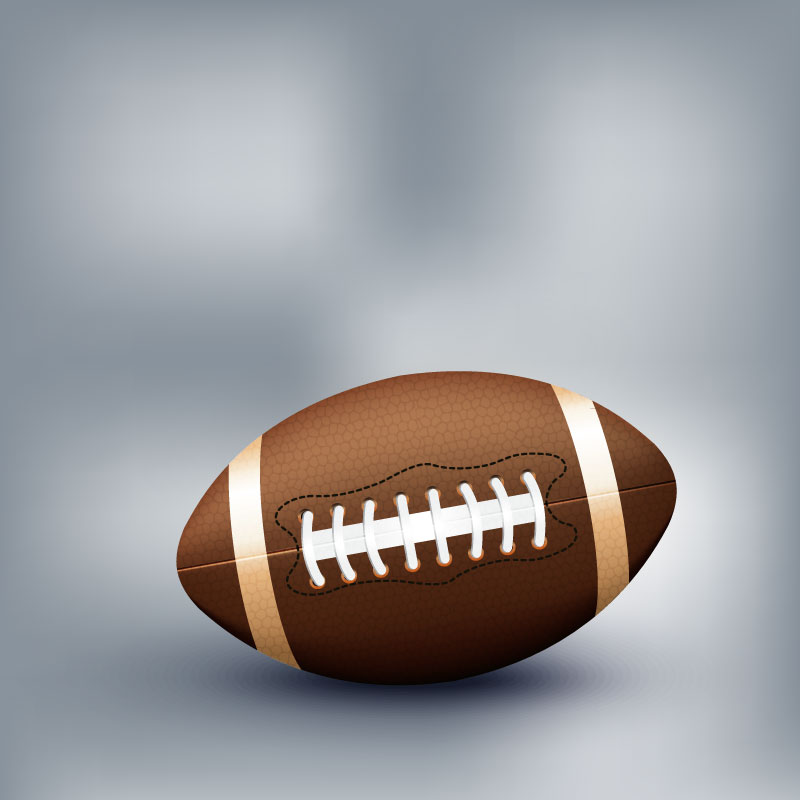 Exquisite football with the ball Vector material