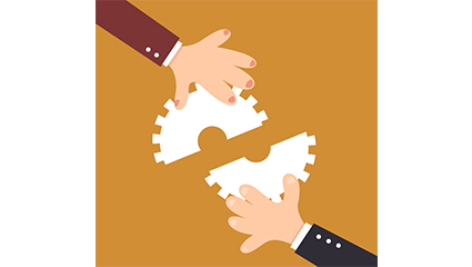 Arm vector material stitching gear