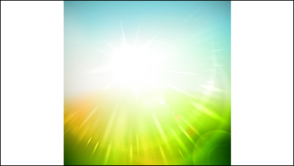 Beautiful spring background vector material