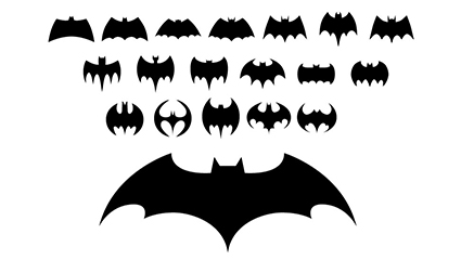 19 Batman logo vector