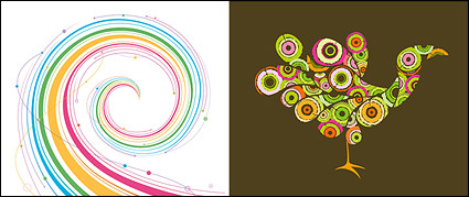 Peacock and graphics rotation lines