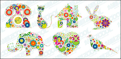 lovely flower pattern Vector