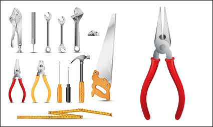 Tool icon vector material