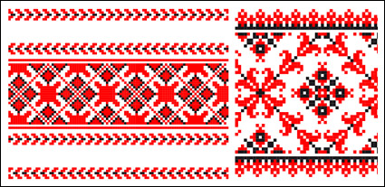 Pixel vector lace material