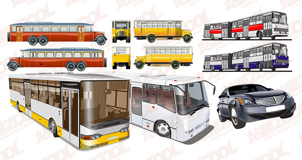 buses vector 