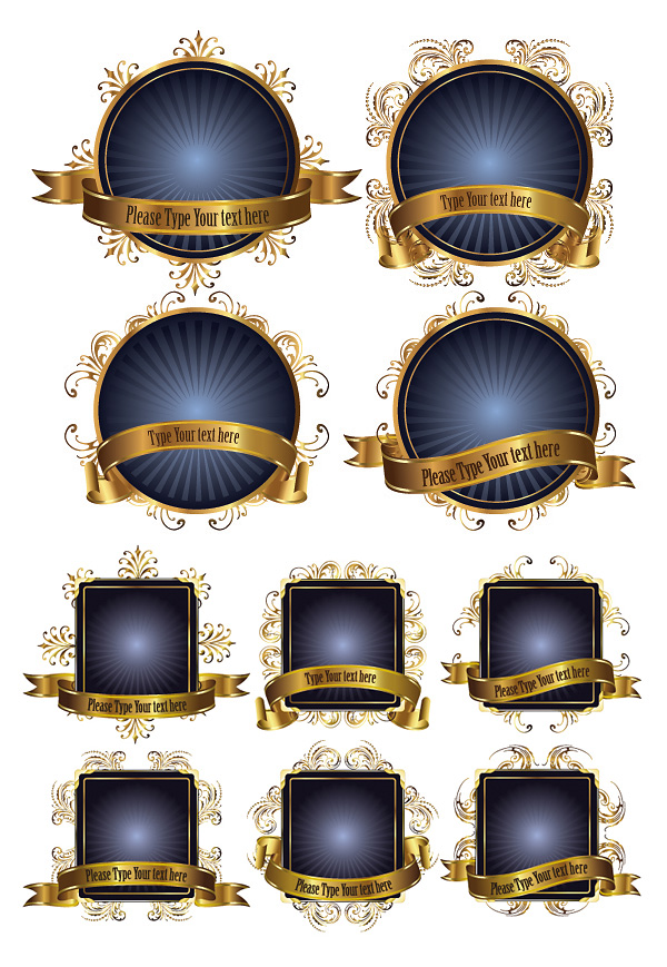 10 Phnom Penh sales tag pattern vector material