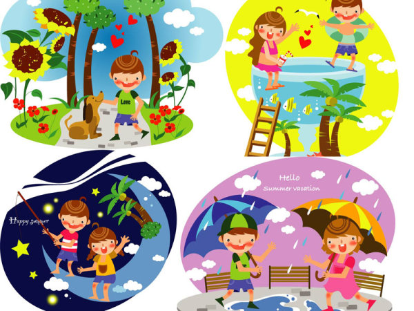 Children's Summer Vector 3