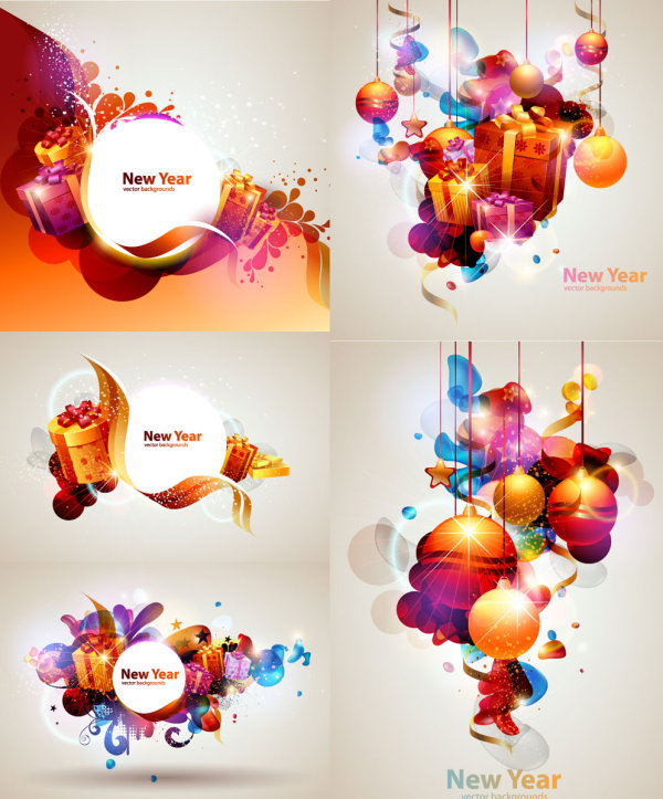 Fun Christmas gift Vector -2