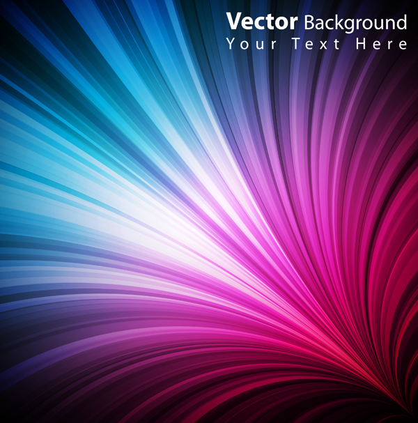 Colorful  beam vector background material -3