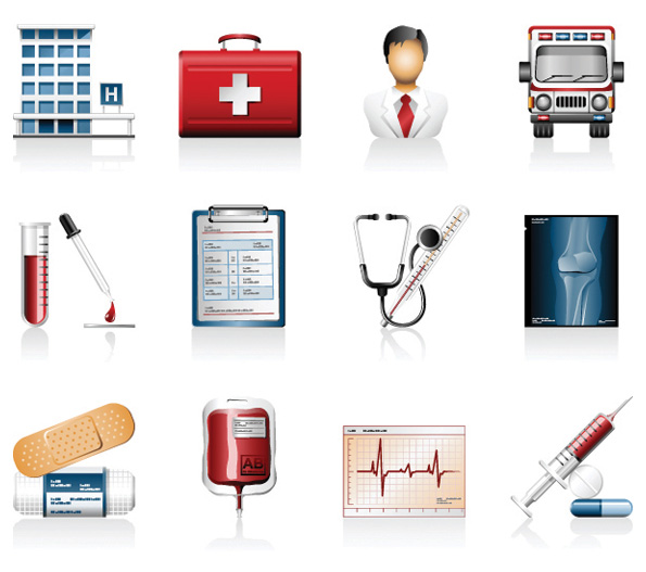 Hospital icon - vector material