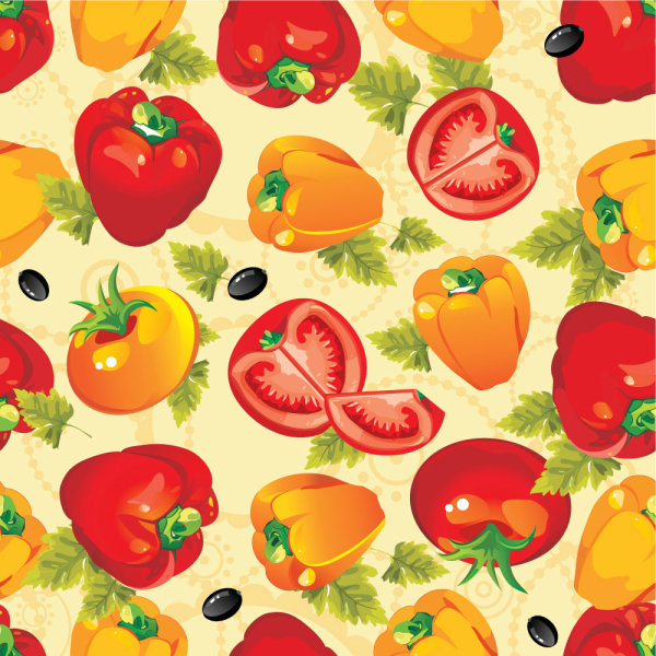 Cartoon vegetables 05 - vector