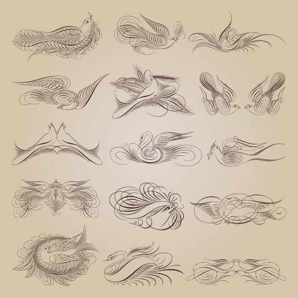 Exquisite decorative pattern 05 - vector