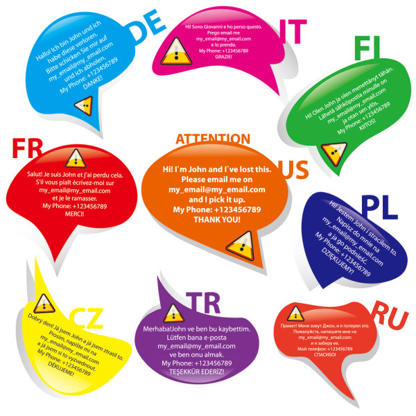 Fine label 02 - vector