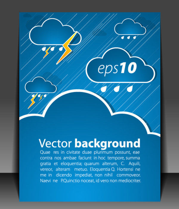 Weather effects card 05-- vector material