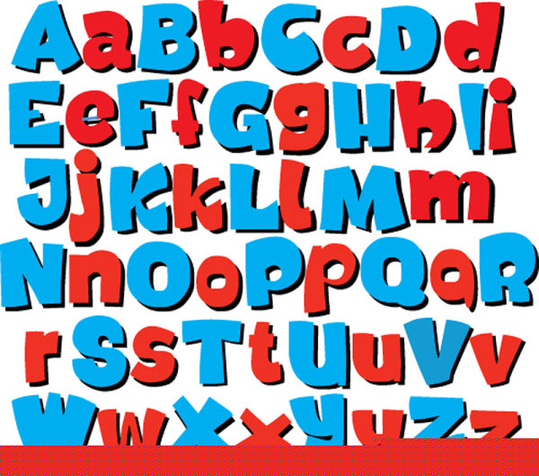 Font Design Series 56 - vector material