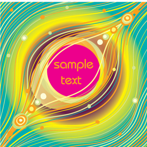 Colorful lines pattern 04 - vector material