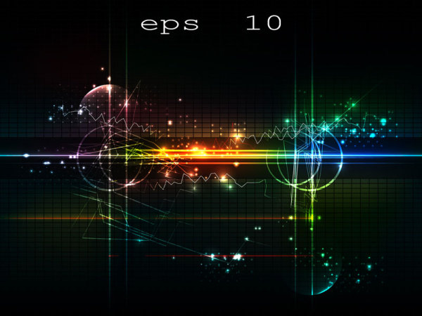 Bright glare effects 05 - vector material