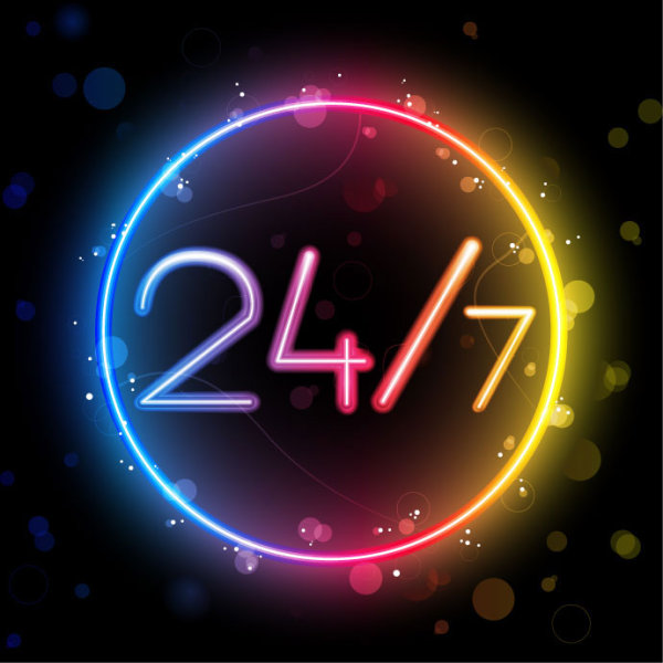 Gorgeous neon special effects 03 - vector material