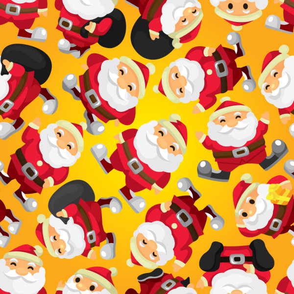 The exquisite cartoon pattern background pattern 01 - vector material