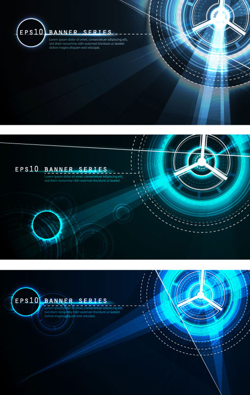 Bright lighting effects 02 - vector material