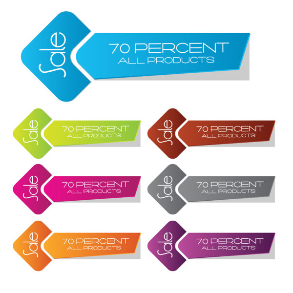 Fine label card 05 - vector