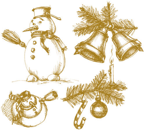 The exquisite Christmas bells Vector - 05