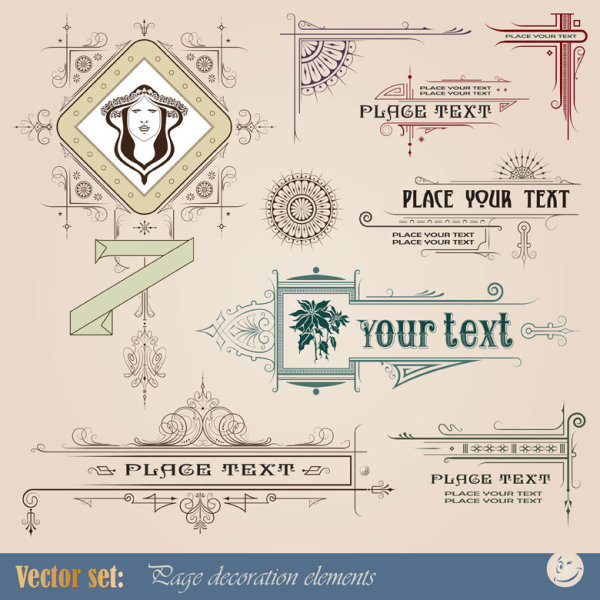 European border 03 - vector material