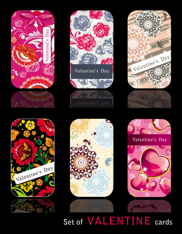 Valentine card 02 - vector material