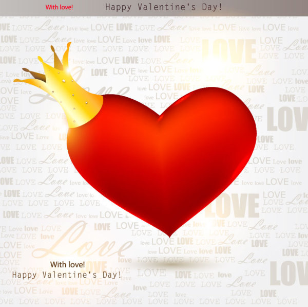Valentine decorative elements 02 - vector material