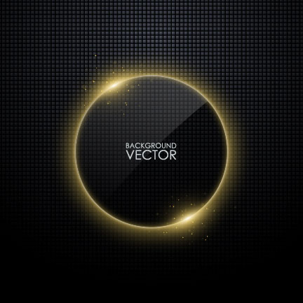 Glass texture border 05 - vector material