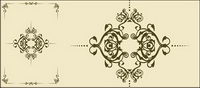 European-style lace simple vector