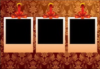 European pattern vector material ribbon photo