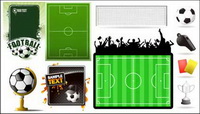 Football Theme Vector material
