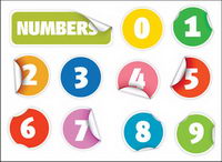 Digital label vector source material