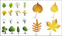 Tree leaves Vector			