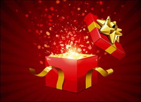 Open the gift of vector