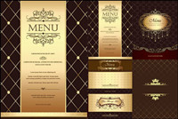 European pattern vector material