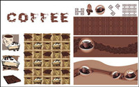 { related coffee} Vector material