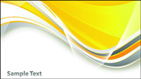 Bright yellow line text box vector -1