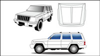 JEEP2500 jeep vector material 