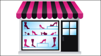 Fashion shopping 05 - vector material
