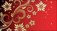 Beautiful snowflake background 03 - vector material