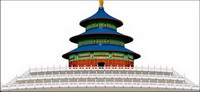Temple of Heaven cdr Vector