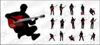 Dan Jita figure silhouettes vector material