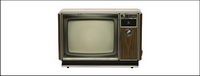 Retro TV psd material-5