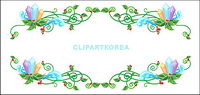 Christmas exquisite lace Vector material-10