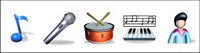 Music-related elements icon png