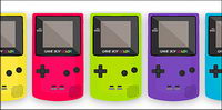 Game Boy Color vector material