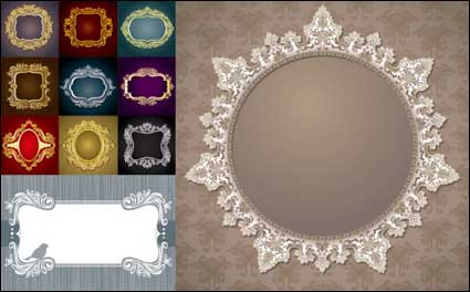 European classical pattern vector material