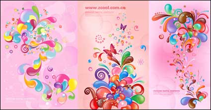 Colorful vector current case series - Pink (5P)